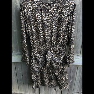 Vintage Maggy London Cheetah Print Dress